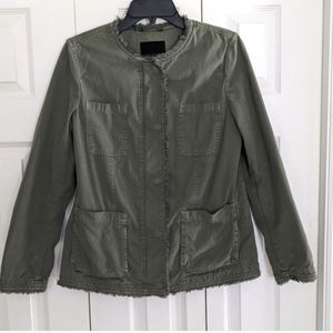 Banana Republic olive green cargo jacket, size small, military style